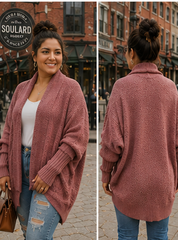 THE BATWING COZY CARDI