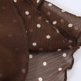 POLKA DOT TIERED HALTER MINI DRESS
