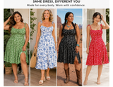 SUMMER BOHO MIDI DRESS