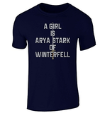 A GIRL IS ARYA STARK TEE - B ANN'S BOUTIQUE