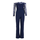 A LITTLE LACE ON TOP JUMPSUIT - B ANN'S BOUTIQUE