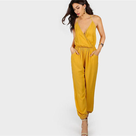 A RAY OF SUNSHINE JUMPSUIT - B ANN'S BOUTIQUE