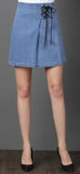 ALL TIED UP DENIM MINI - B ANN'S BOUTIQUE