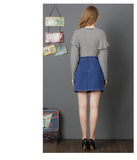 ALL TIED UP DENIM MINI - B ANN'S BOUTIQUE