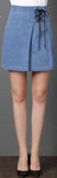 ALL TIED UP DENIM MINI - B ANN'S BOUTIQUE