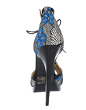 AMANDA BLUE PEEP TOE - B ANN'S BOUTIQUE