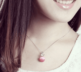 AN APPLE A DAY... NECKLACE - B ANN'S BOUTIQUE