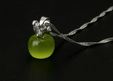 AN APPLE A DAY... NECKLACE - B ANN'S BOUTIQUE