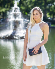 ANGEL HALO HALTER DRESS