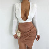 ASYMMETRICAL SUEDE MINI-SKIRT - B ANN'S BOUTIQUE