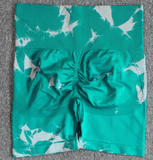 B-ACTIVE SEAMLESS TIE DYE SPORT SHORTS - B ANN'S BOUTIQUE, LLC