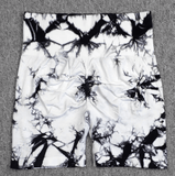 B-ACTIVE SEAMLESS TIE DYE SPORT SHORTS - B ANN'S BOUTIQUE, LLC