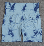 B-ACTIVE SEAMLESS TIE DYE SPORT SHORTS - B ANN'S BOUTIQUE, LLC