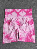 B-ACTIVE SEAMLESS TIE DYE SPORT SHORTS - B ANN'S BOUTIQUE, LLC