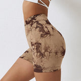 B-ACTIVE SEAMLESS TIE DYE SPORT SHORTS - B ANN'S BOUTIQUE, LLC