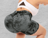 B-ACTIVE SEAMLESS TIE DYE SPORT SHORTS - B ANN'S BOUTIQUE, LLC