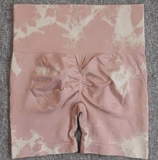 B-ACTIVE SEAMLESS TIE DYE SPORT SHORTS - B ANN'S BOUTIQUE, LLC