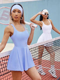 B-ACTIVE SOFT CRISSCROSS BACK SPORTS DRESS - B ANN'S BOUTIQUE, LLC