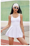 B-ACTIVE SOFT CRISSCROSS BACK SPORTS DRESS - B ANN'S BOUTIQUE, LLC
