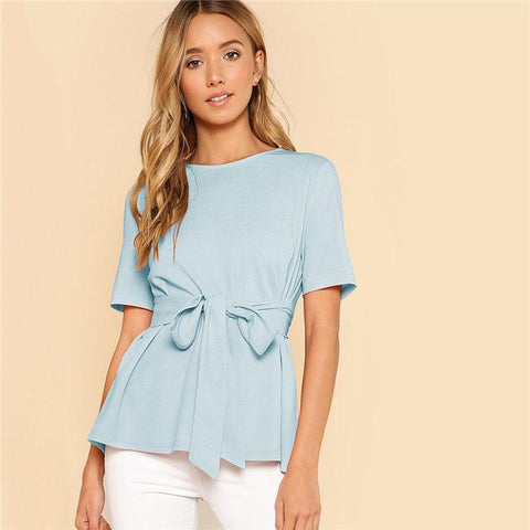 BAILEY BLUE BLOUSE - B ANN'S BOUTIQUE