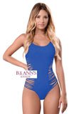 BANDAGE LACE-UP SIDES ONE PIECE - B ANN'S BOUTIQUE