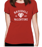 BASEBALL IS MY VALENTINE TEE - B ANN'S BOUTIQUE