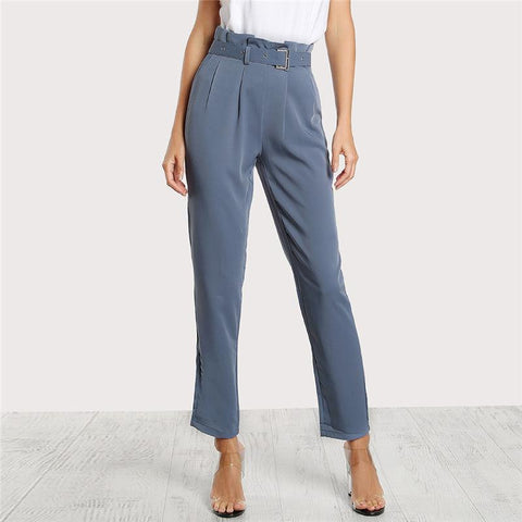 BELLA BLUE ANKLE PANTS - B ANN'S BOUTIQUE