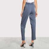 BELLA BLUE ANKLE PANTS - B ANN'S BOUTIQUE
