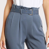 BELLA BLUE ANKLE PANTS - B ANN'S BOUTIQUE