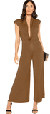 BELLA BROWN JUMPSUIT - B ANN'S BOUTIQUE