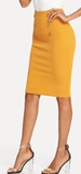 BELLA BUTTON PENCIL SKIRT - B ANN'S BOUTIQUE
