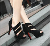 BETTER IN BLACK SANDALS - B ANN'S BOUTIQUE