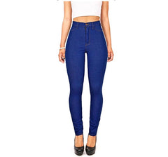 BLUE WASH SKINNY JEANS