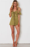 BOW-READY ROMPER - B ANN'S BOUTIQUE