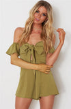 BOW-READY ROMPER - B ANN'S BOUTIQUE