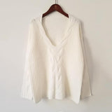 CABLE-KNIT & WOVEN BLEND SWEATER - B ANN'S BOUTIQUE