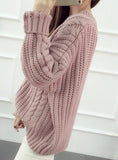 CABLE KNIT PULLOVER SWEATER - B ANN'S BOUTIQUE