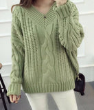 CABLE KNIT PULLOVER SWEATER - B ANN'S BOUTIQUE