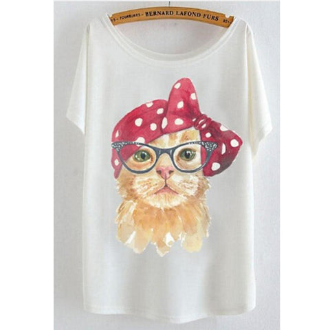 CAT DIVA TEE - B ANN'S BOUTIQUE