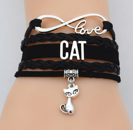 CAT LOVE INFINITY BRACELET - B ANN'S BOUTIQUE