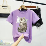 CAT NAP TEE - B ANN'S BOUTIQUE, LLC