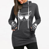 CAT SHADES HOODIE - B ANN'S BOUTIQUE