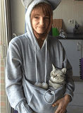 CAT SNUGGLE HOODIE - B ANN'S BOUTIQUE