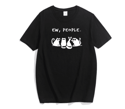 CATS ONLY PLEASE TEE - B ANN'S BOUTIQUE