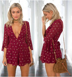 CHERRY ON TOP ROMPER - B ANN'S BOUTIQUE