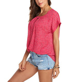 CHEYNNE’S CHIFFFON PEEK-A-BOO TOP - B ANN'S BOUTIQUE