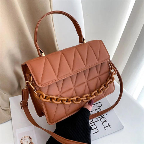 CHIC PLAID QUILTED CROSSBODY BAG - B ANN'S BOUTIQUE, LLC