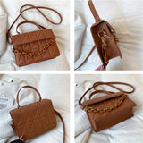 CHIC PLAID QUILTED CROSSBODY BAG - B ANN'S BOUTIQUE, LLC