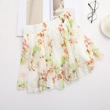 CHLOE CHIFFON FLORAL SKIRT - B ANN'S BOUTIQUE