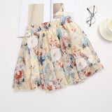 CHLOE CHIFFON FLORAL SKIRT - B ANN'S BOUTIQUE